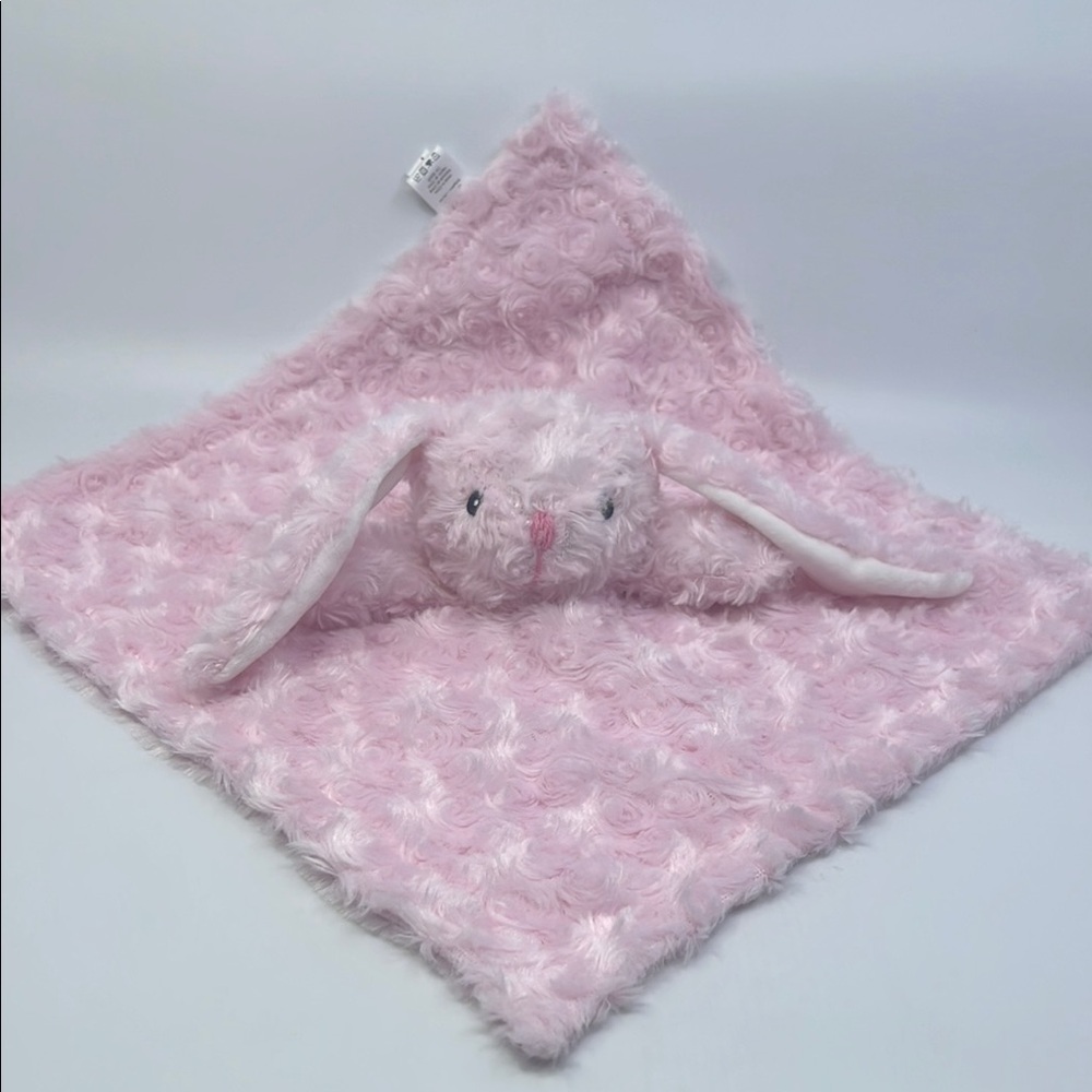 Pink Bunny Lovey Blanket By Necessity